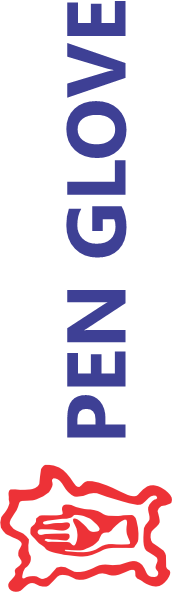 pen glove logo vertical colour